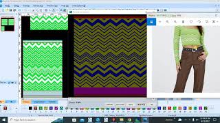 Raynen QiLiKnitCAD jacquard design program.