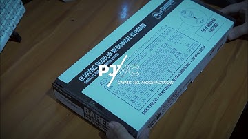 GMMK TKL Mods l Before & After Typing Sounds Comparison (Glorious Holy Panda Switches)