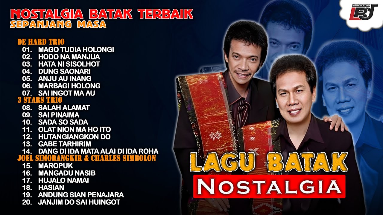 Kompilasi Lagu Batak Nostalgia - De Hard Trio, 3 Stars Trio, Joel Simorangkir & Charles Simbolon
