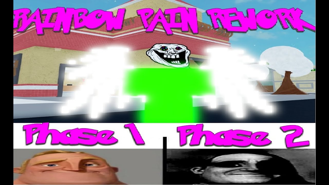 Rainbow Pain rework - Trollge Universe Incident | ROBLOX - YouTube