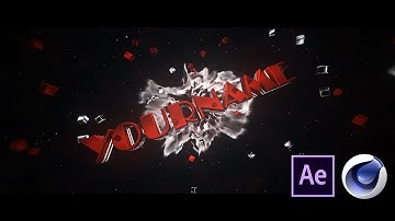 NEW FREE INTRO 3D Template #126 | Cinema 4D & After Effects + Tutorial NOW TO EDIT
