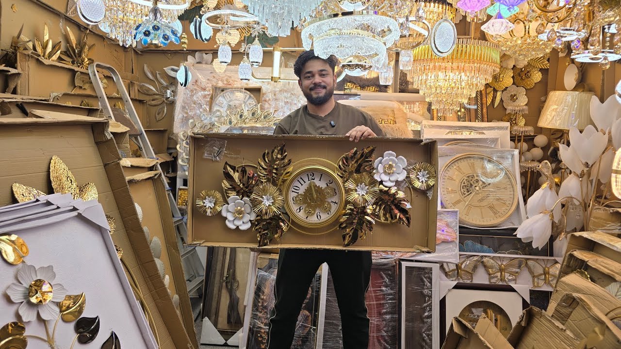 ঘর সাজানোর ছোট থেকে বড় সাইজের ঝাড়বাতি সহ লেটেস্ট ডিজাইনের হোম ডেকোর ও ঘড়ি দাম||Homemaker BD