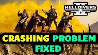 how to stop helldivers 2 from crashing on pc?  helldivers 2 tips and tricks