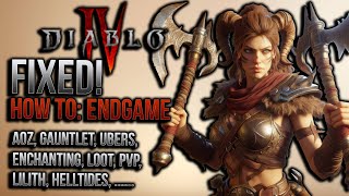 Diablo 4 SAVED?! 👀 Ways to FIX Endgame for YEARS to come❗Gauntlet, Abattoir of Zir, PvP and MORE 🔥