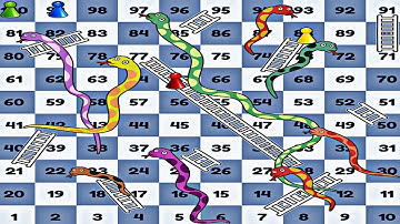 Snakes and ladders 🐍🪜game play
