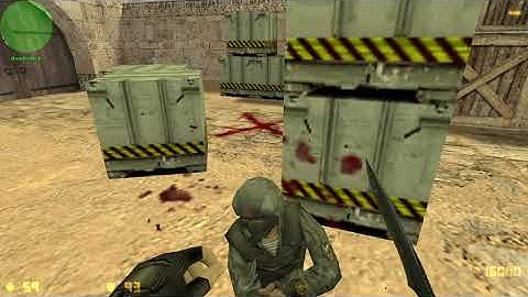 Counter Strike 1.6 Hd De_dust Gameplay With Bots Knife Only