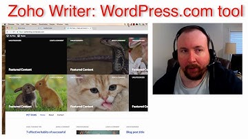Zoho Writer: WordPress.com tool