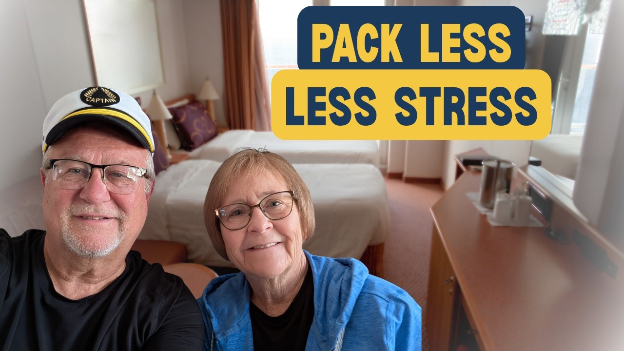 Packing Less To Reduce Our Travel Stress | Cruise Laundry Secrets | Age 60 ~ Enjoy The Experience