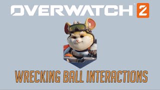 Overwatch 2 Second Closed Beta  Wrecking Ball Interactions + Hero Specific Eliminations