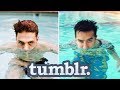 Imitando Fotos Tumblr en la Piscina y Como Abrir la Boca Debajo del Agua - VLOG #78