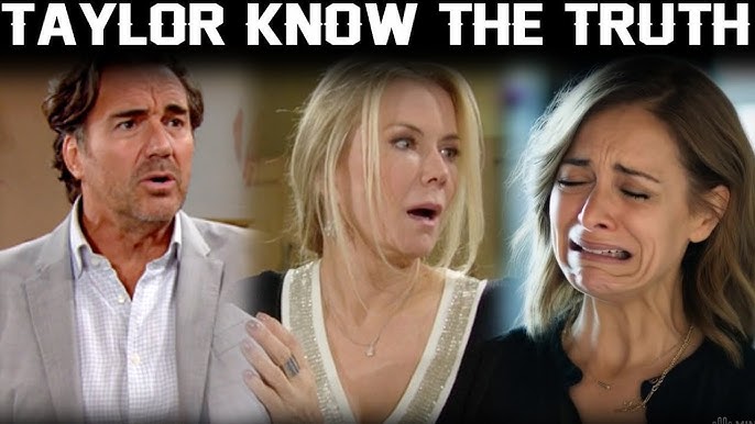 Taylor discovers the shocking secret Brooke and Ridge are hiding The Bold  and the Beautiful Spoilers - YouTube