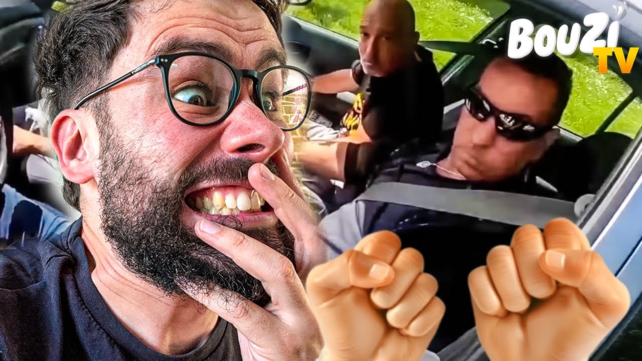IL LE POURSUIT EN VOITURE POUR LUI CASSER LA G*EULE ! (React Moto)
