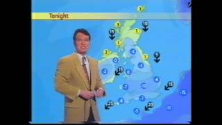 BBC Weather 1st January 1997: a maximum of  -3.6C at Brede