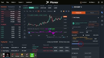 Pionex - A Standard Grid Bot and Different Settings