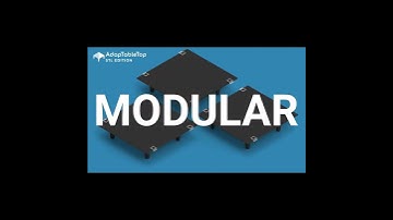 Now on Kickstarter: Adaptabletop 3D Printed - A Modular Tabletop For Board Games