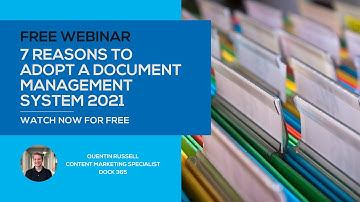 7 Reasons Your Company Should Adopt a Document Management System