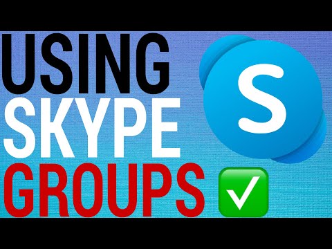 فيديو: كيفية إزالة جهة اتصال من مجموعة على Skype