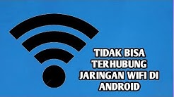 Cara Mengatasi Wifi Tidak Connect Di Android #CaraBaru - Durasi: 2.57. 