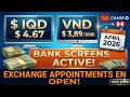 ⚡Bank Screens ACTIVE Iraqi Dinar &amp; Dong RV News: Tier 1 Banks Opening Exchange  Huge Rates Confirmed