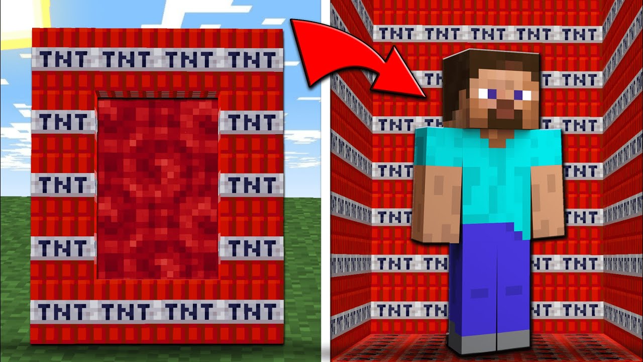 Как Создать Портал Чтоб Перемищаца По Миру - YouTube