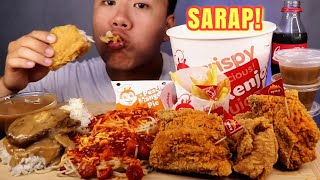 JOLLIBEE ASMR | Jollibee Menu Asmr | Jollibee Mukbang | Pinoy Mukbang | Mukbang Philippines | Asmr