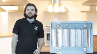 Built in Range Hood with 4 lights, Victory Q7