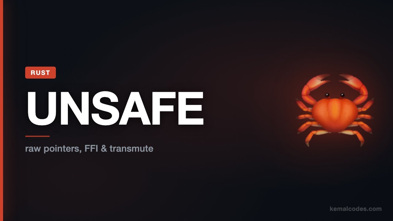 Unsafe Rust Code Unsafe Rust Explained: Raw Pointers, FFI & Safe Abstractions - YouTube