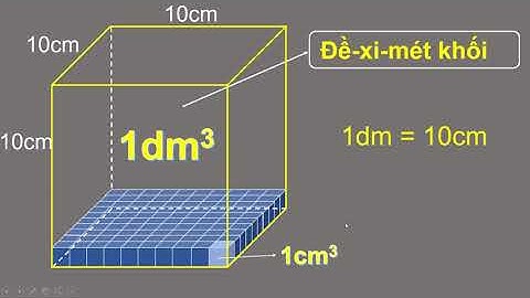 1 cm mét khối bằng bao nhiêu lít năm 2024