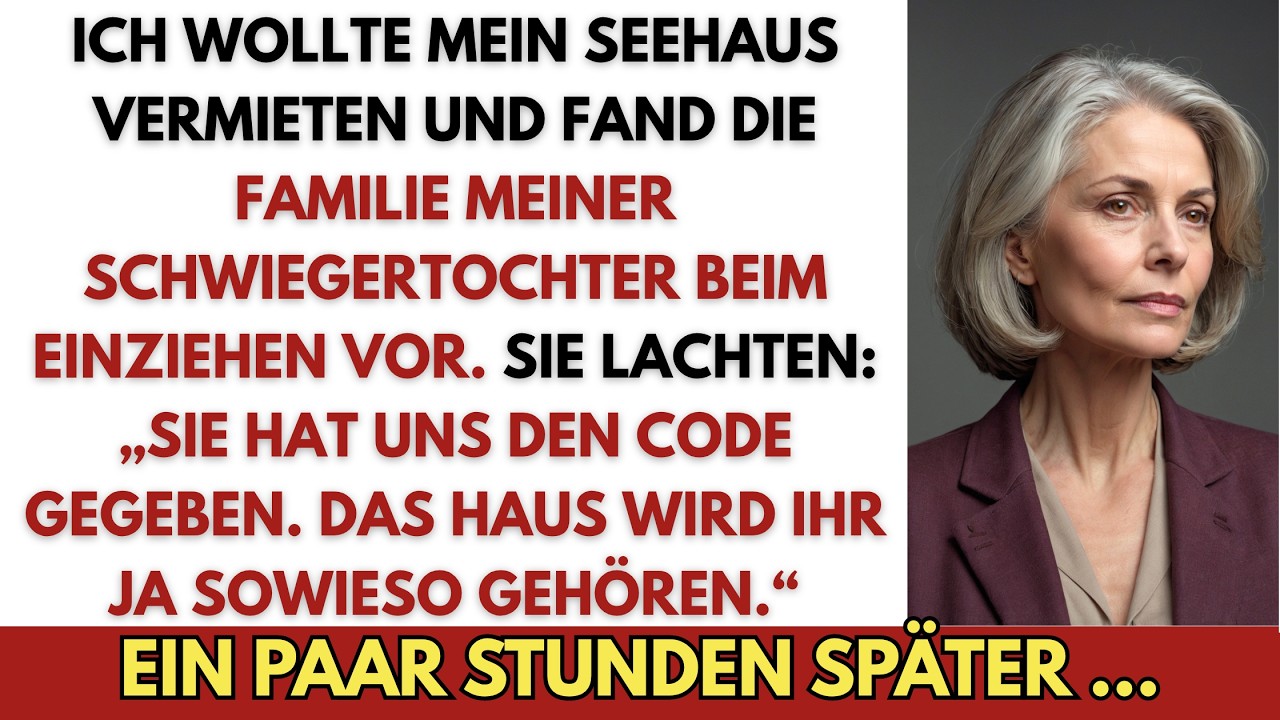 Als ich an diesem Dienstagmorgen zu meinem Ferienhaus am Plöner See fuhr, stand ein rostiger Miettransporter quer auf meinen Hortensien. Ich bin Ulrike, 65, Witwe – das Haus war mein Rückzugsort....
