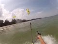 How to turn back at kiteboarding