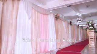 Video Dekorasi Wedding Syar'i Full Hijab Pelaminan Dipisah
