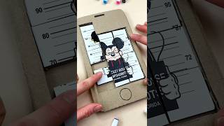 Solving Paper Craft Puzzle With Mickey Mouse By Disney