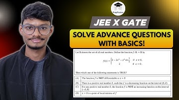 🔥JEE Advanced 2025 Solutions GATE (Engineering) x JEE || PrepFusion