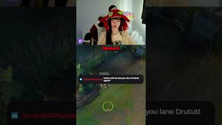 I WILL NEVER LANE DRUTUTT AGAIN!! #leagueoflegends