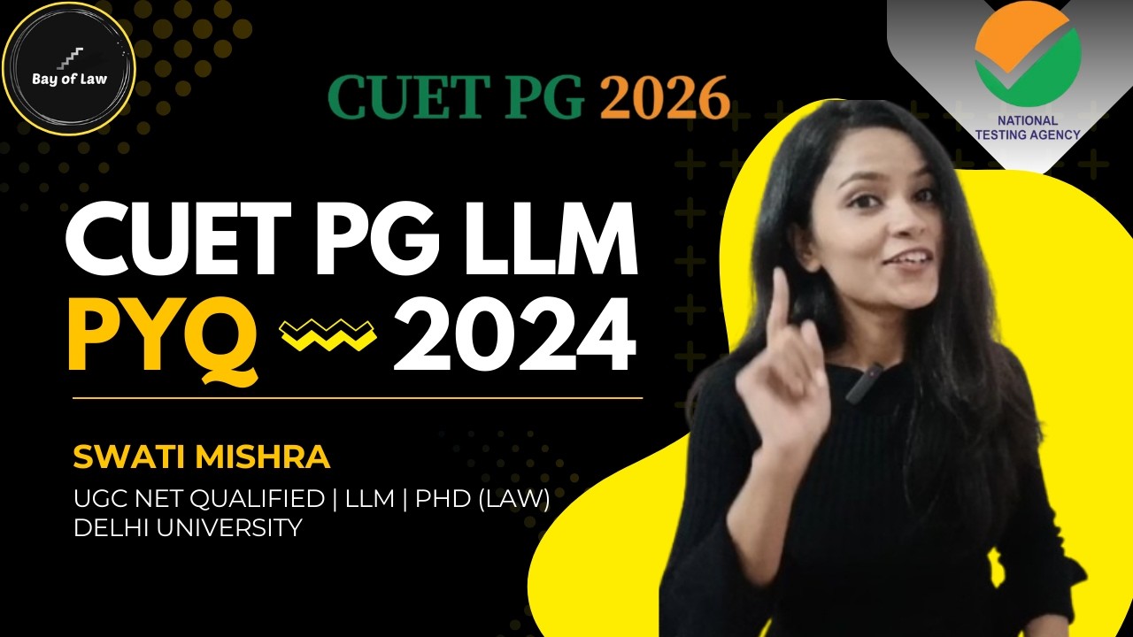 CUET PG LLM Previous Year Question Paper Solved | PYQ Analysis | DU, BHU, BBAU, CUSB, PYQ 2024