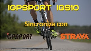 Sincroniza IGPSPORT con STRAVA
