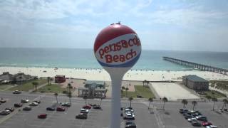 Destin and Pensacola Beach Florida DRONE VIEW of  DOLPHINS & SHARKS at DESTIN PASS!