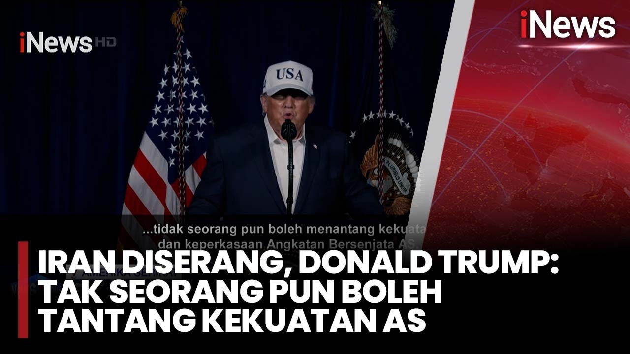 Iran Diserang, Donald Trump: Tak Seorang Pun Boleh Tantang Kekuatan AS | iNews Sore 28/2
