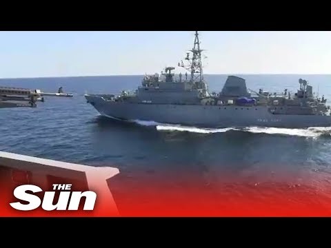 Video: The Flotilla Enters The Port