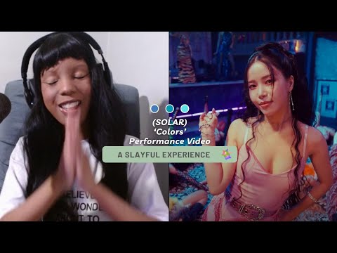 솔라 (Solar) 'Colors' Performance Video REACTION
