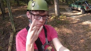 Ziplining in Brown County, Indiana 1080p