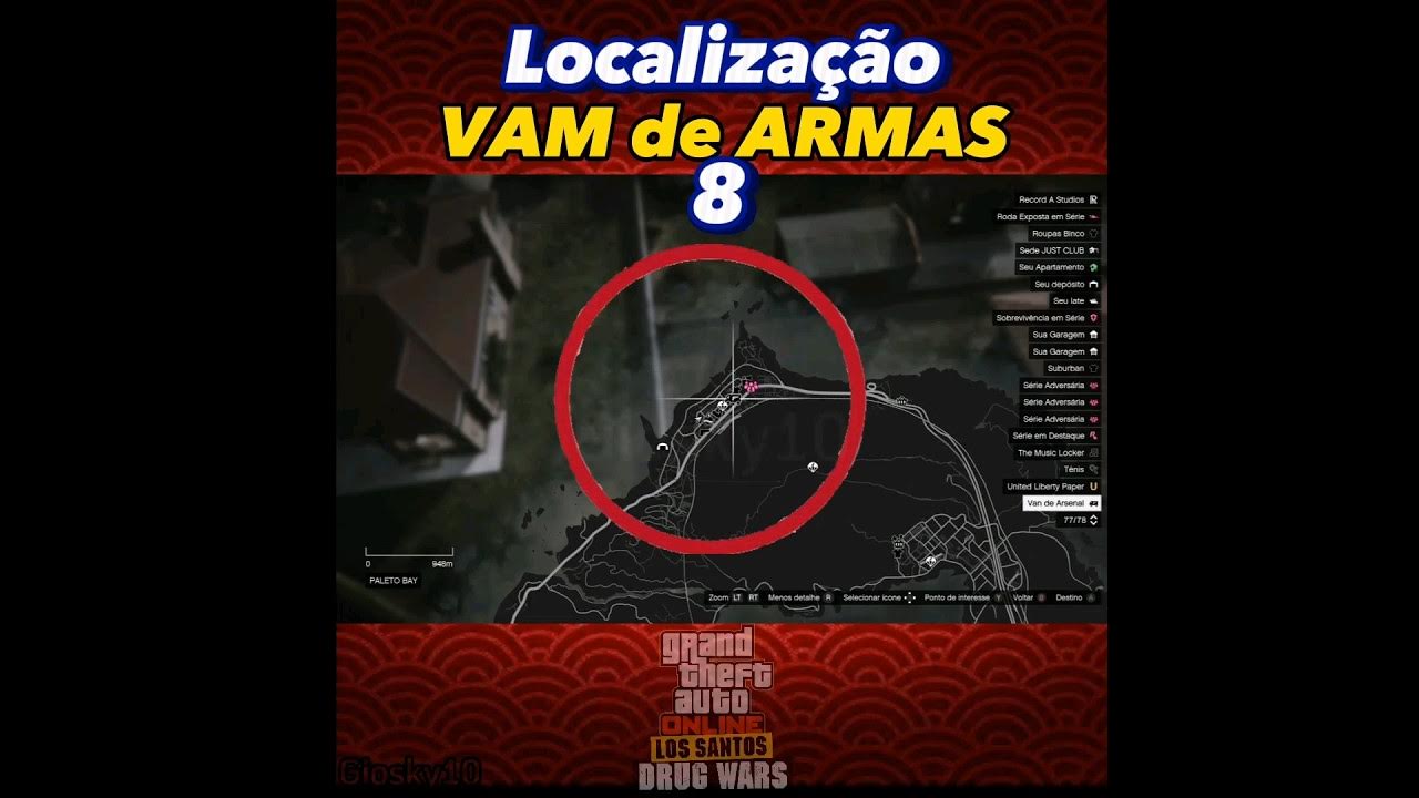 GTA Brasil Team - Desvendando o universo Grand Theft Auto: Mapa Localização  das Armas