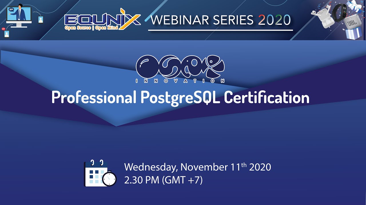 WEBINAR: PostgreSQL Professional Certification - QuadExcel.com