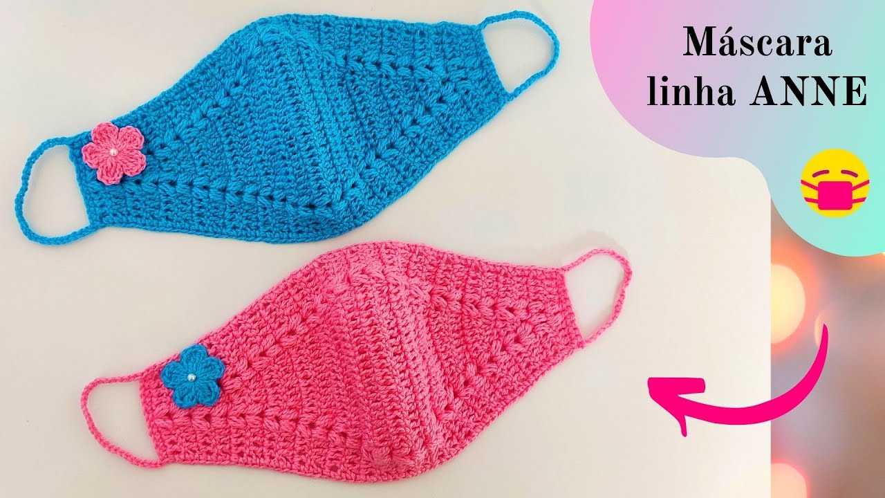 МАСКА ДЛЯ ВЯЗАНИЯ КРЮЧКОМ ШАГ ЗА ШАГОМ