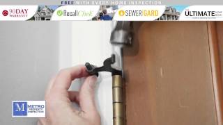 How To Install A Hinge Pin Door Stop | Metro Property Inspection
