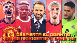 Los FICHAJES de MANCHESTER UNITED para la Siguiente Temporada 2024/25 ¡Despierta el Gigante!