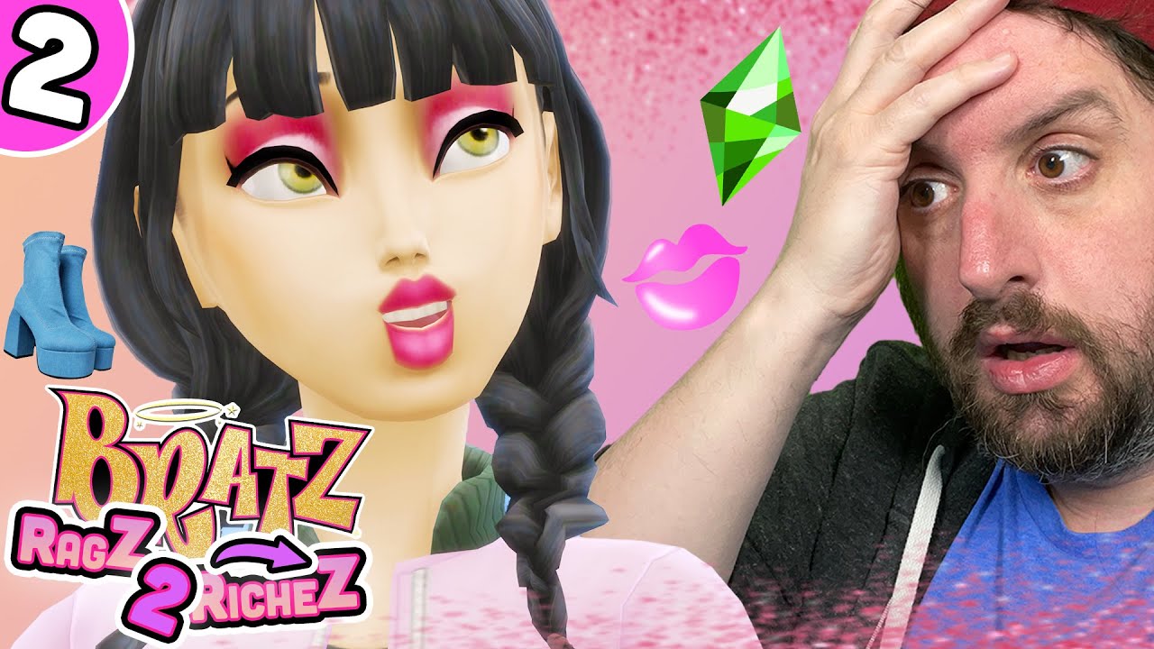 Bratz have to blackmail to save their friends! Bratz RAGS TO RICHES in the Sims 4 #2