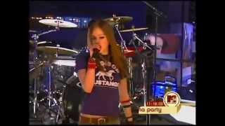 Avril Lavigne - Losing Grip MTV New Years Pajama Party 2003