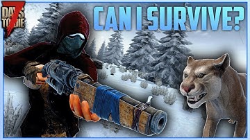 Can I Survive This NO TRADER Challenge?! - 7 Days To Die Alpha 20 (Permafrost #1)