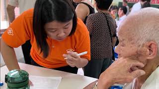 1080708、1080722長庚科技大學護理系於五鄉之東勢鄉健康篩檢服務